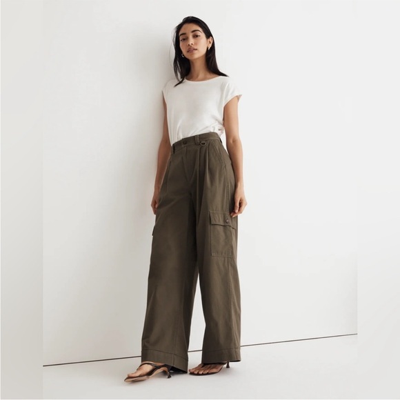 Madewell Pants - Madewell Harlow Wide Leg Cargo Pants